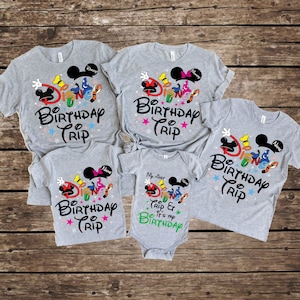 Personalized Birthday Png, Family Birthday Trip 2023 Png, Mouse Of The Birthday Png, Happy Birthday Png, Magical Kingdom Png, Vacay Mode