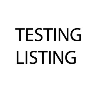 TEST LISTING