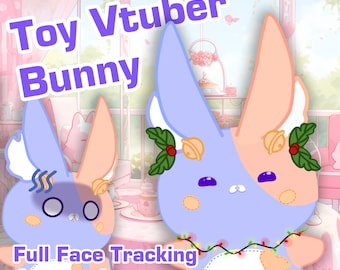 Juguete para mascotas TTS Bunny Vtuber / 14 emociones (Listo para usar)