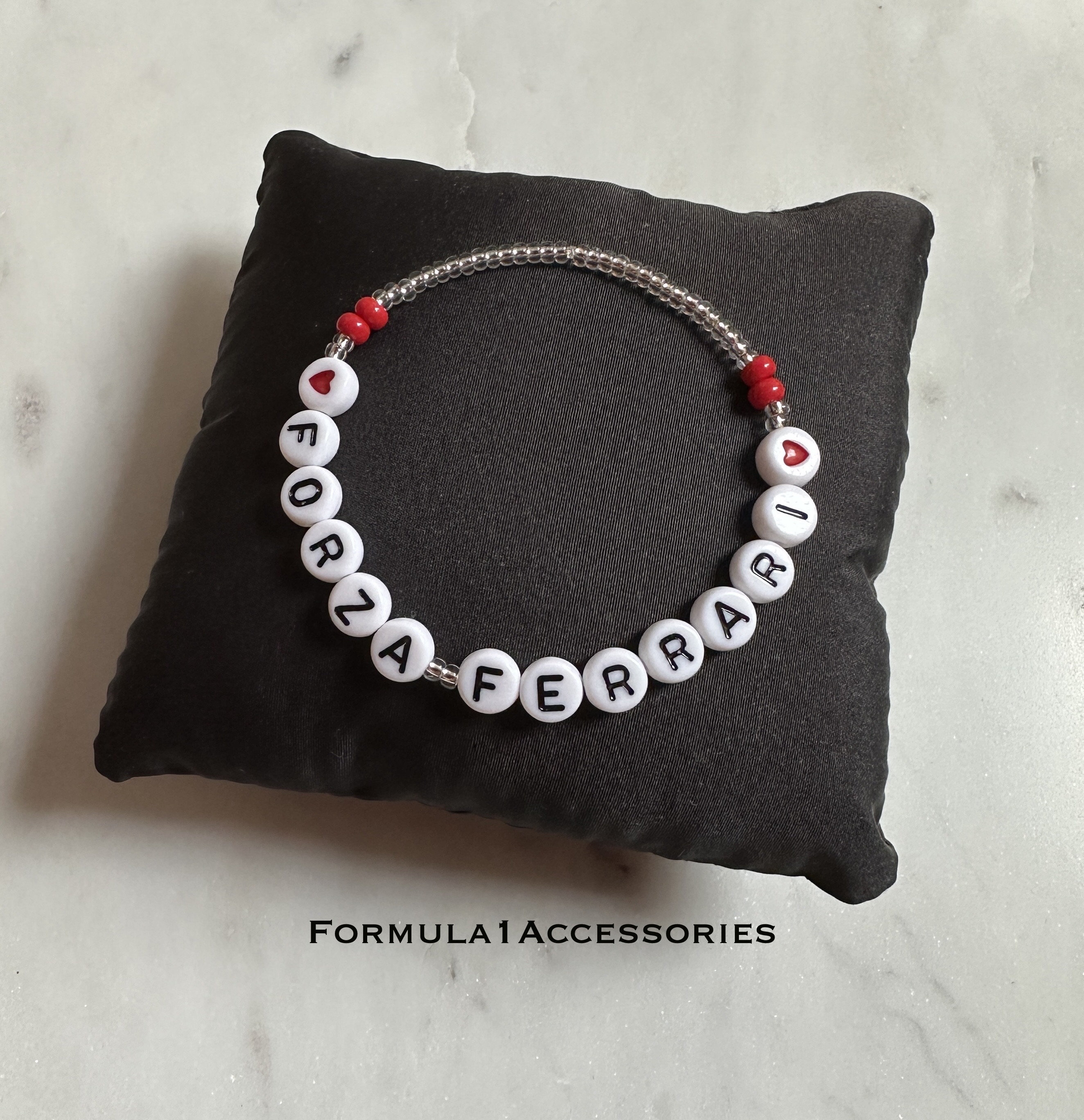 Forza Ferrari Bracelet Charles Leclerc Beaded Bracelet Charles Leclerc Fan Bracelet Formula One Bracelet Formula 1 Gift Friendship Bracelet Etsy