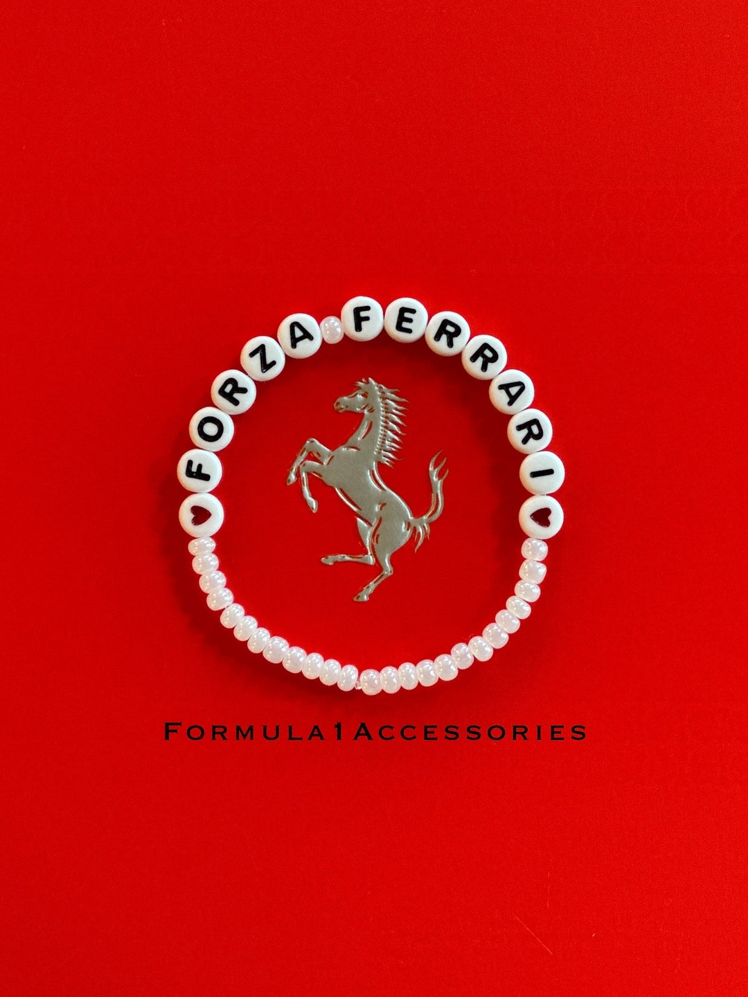 Forza Ferrari Bracelet Charles Leclerc Beaded Bracelet Charles Leclerc