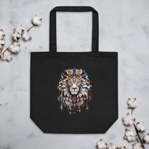 Bolsa de tela león personalizada