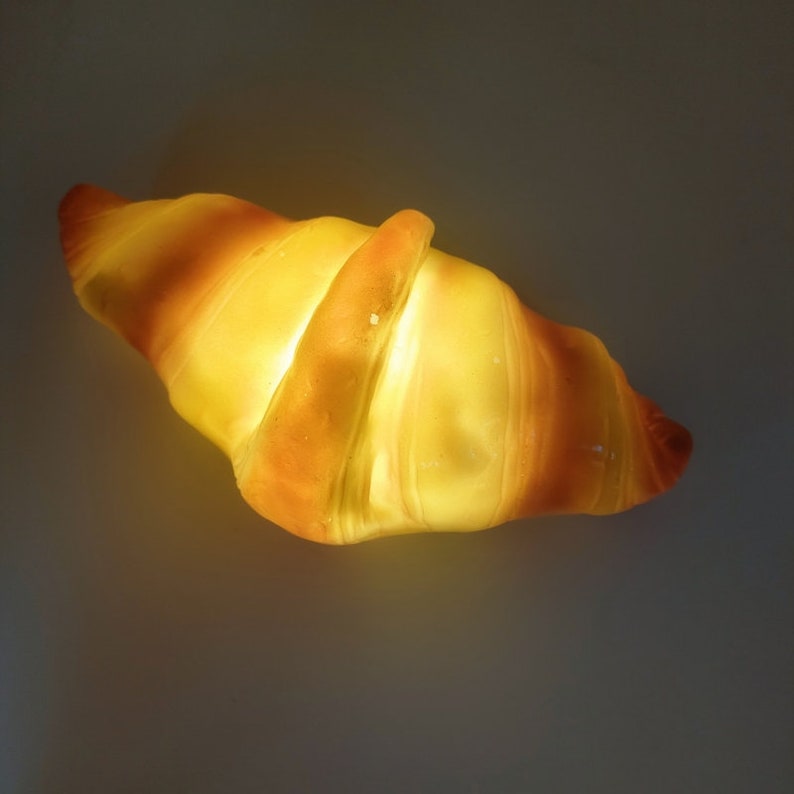 Handmade Bread Lamp Night Light,special Lamps, Cute Croissant Lamps