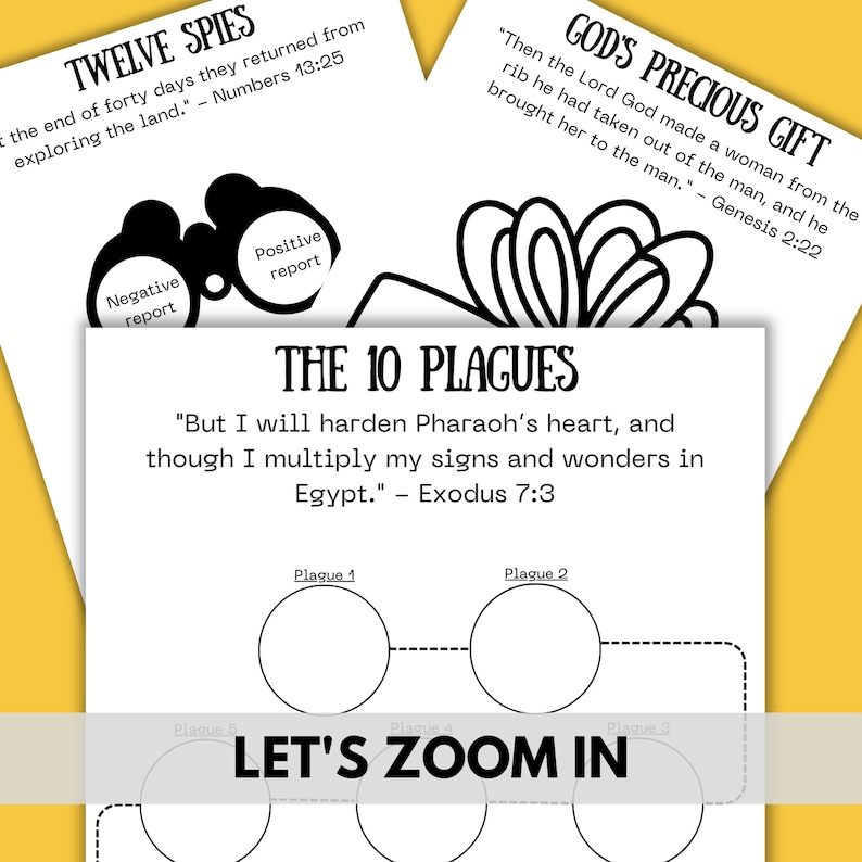 Bible Story Coloring Pages Old Testament Christian Homeschool Printable ...