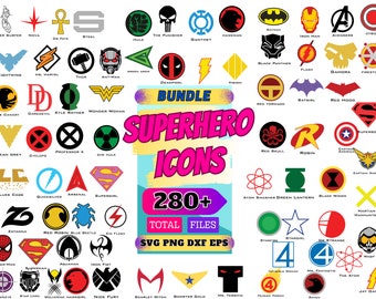 Superhero Bundle SVG, superhero vector, superhero silhouette, superhero birthday,cricut machine,superhero cutfile, superhero decal, Dxf, Eps