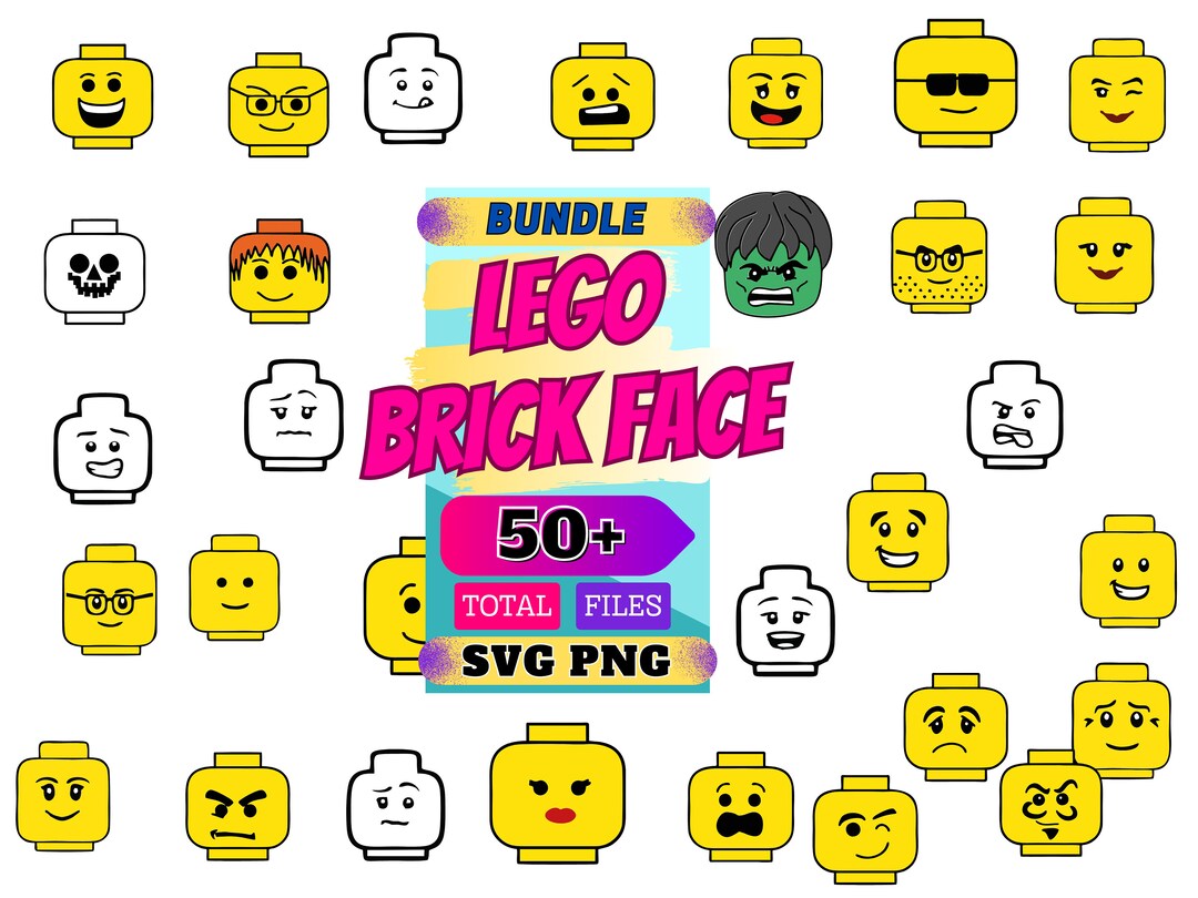 Brick Faces Brick Faces Svg Bundle Brick Faces Cricut Vector Etsy UK