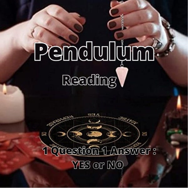 Divine Pendulum Reading- 1 Question 1 Answer - Quick Response - Unlock Your Destiny Today!