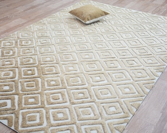 Indian Handmade Natural Jute Rug, Handwoven 100% Natural Jute Designer Rug For Living Room, Bedroom, Bohemian Area Rug, Custom Size Rug