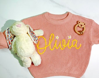 Adorable Personalized Sweaters for Babies and Toddlers: Handcrafted Custom Creations with Love