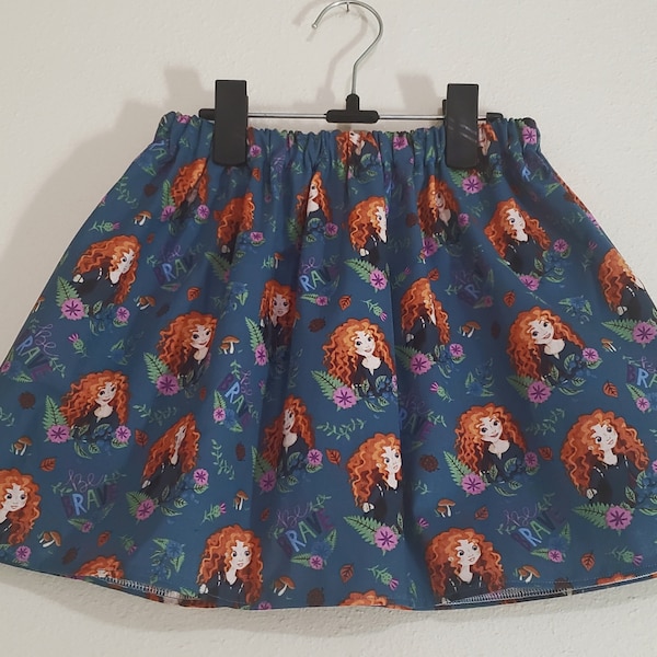 Princess Merida Brave Skirt, Disney Princess