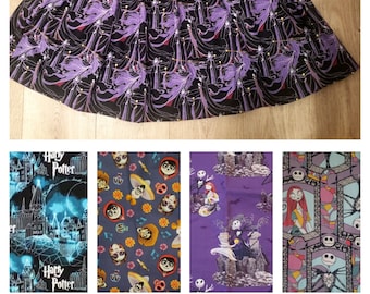 Womens  Maleficent Skirt, Disney Villains Skirt, Disney Halloween Skirt, NBC Skirt