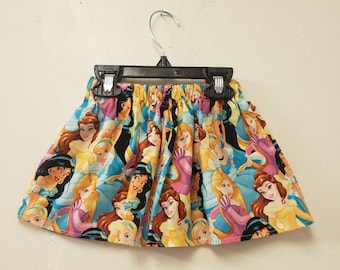 Disney Princess Skirt, Multi Princess Skirt, Disney Trip Skirt