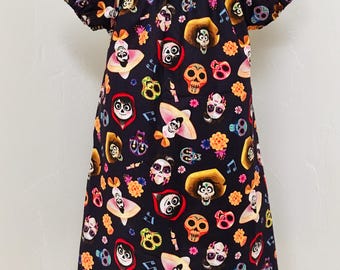 Coco Dress, Disney Coco Birthday Dress, Day of the Dead Dress