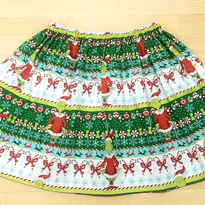 Womens Grinch Skirt Etsy Australia