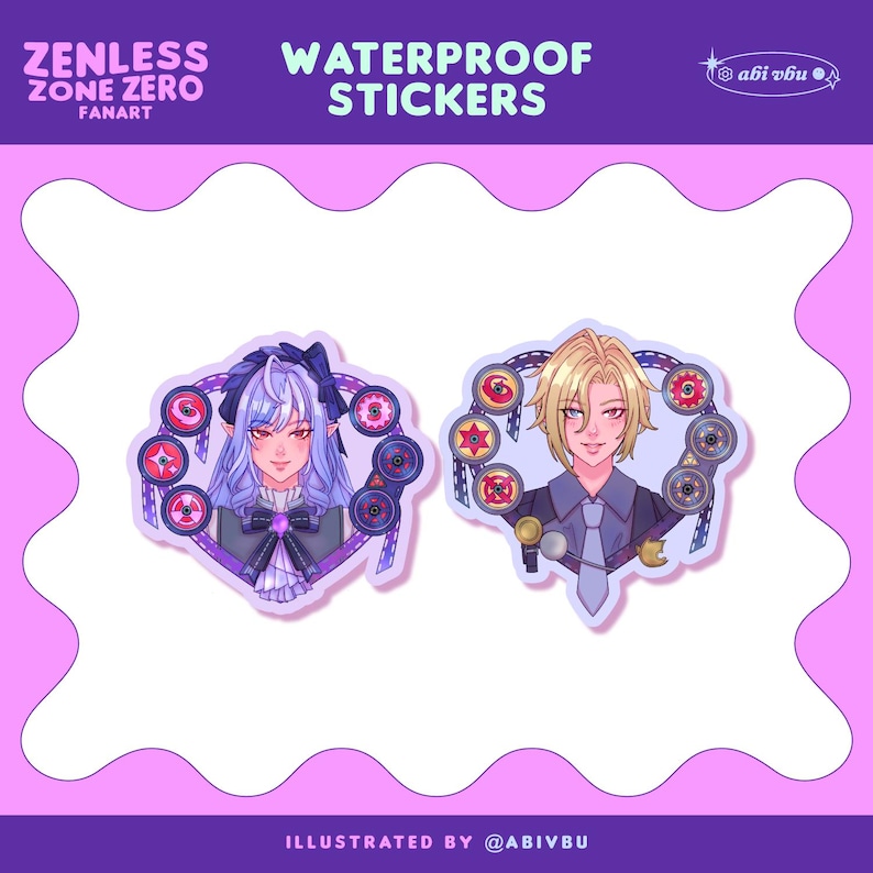 Zzz Razer Sticker ZZZ Laptop Sticker: Zenless Zone Zero Waterproof Vinyl Fanart Stickers ...