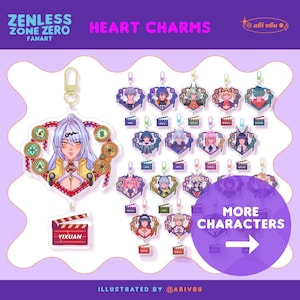ZZZ Zenless Zone Zero Acrylic Keychain Fanart by AbiVbu