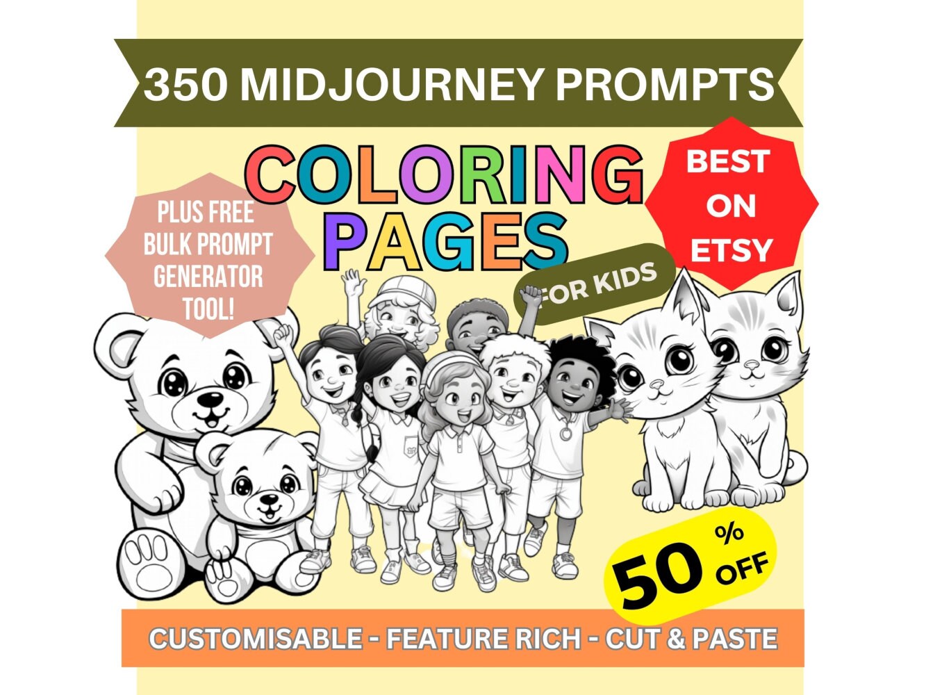 Midjourney Prompts For Coloring Book Printable Ai Art