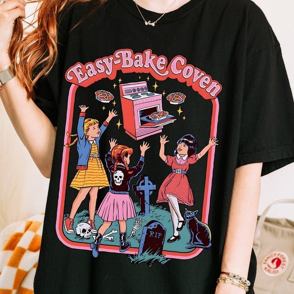 Easy Bake Coven Halloween Shirt Retro Halloween Shirt Spooky Halloween Tee 90s Retro Happy Halloween Shirt Unisex Comfort Tee