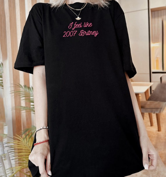 Me siento como camisa Britney de 2007 camisa iconica y2k ropa de calle de moda de los 90 camisa de Britney Spears ironica camiseta estetica Gen Z Etsy Espana