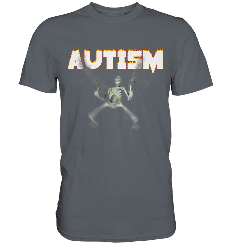 Ironic Autism Shirt Shooting Skeleton Meme Shirt Dark Humor Adult ...