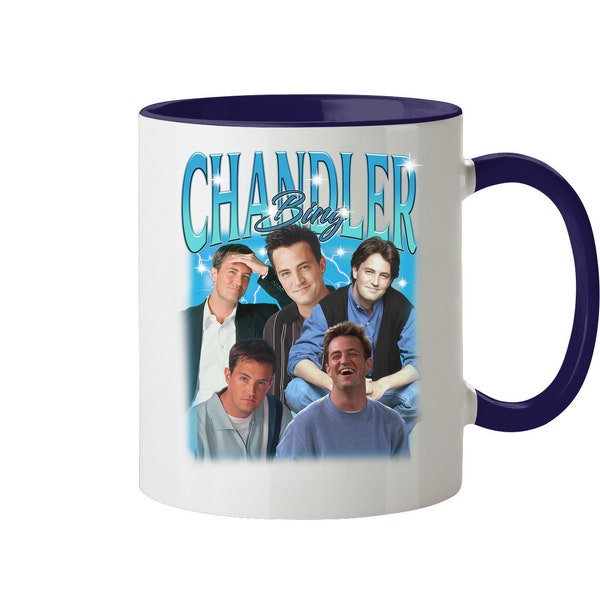 Retro Chandler Bing Tasse, 90s Bootleg Schauspieler Hommage Geschenk, Chandler Kaffeetasse, Matthew Perry Erinnerung, Friends Fan Geschenk