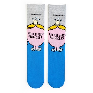 Dad of a Little Miss Princess Adult Socks