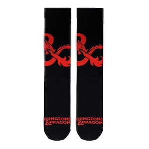 Dungeons & Dragons Logo Socks