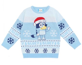 Bluey Children's Knitted Christmas Jumper
