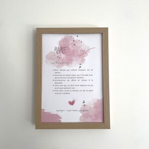 Poster mit Oma-Definition – Geschenk – Ankündigung – Weihnachten – Großmuttertag – Wanddekoration – originelle Idee – sofortiger Download