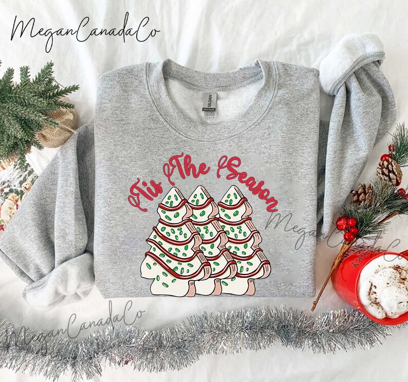 Tis the Season Christmas Tree Cake Shirt Little Debbi Etsy Canada