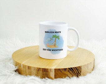 Lustige Geschenk Tasse | Tasse mit Spruch | Geschenk für Kollegen | Geschenk Tasse | Rente | Geschenk Rente | Tasse Rente | Ruhestand