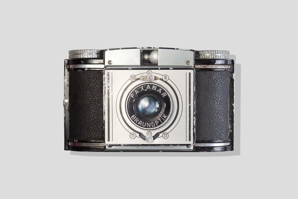 Braun PAX - Tested and working - Vintage 120 film compact camera - Retro beginners analog camera, photo 1 sur 3