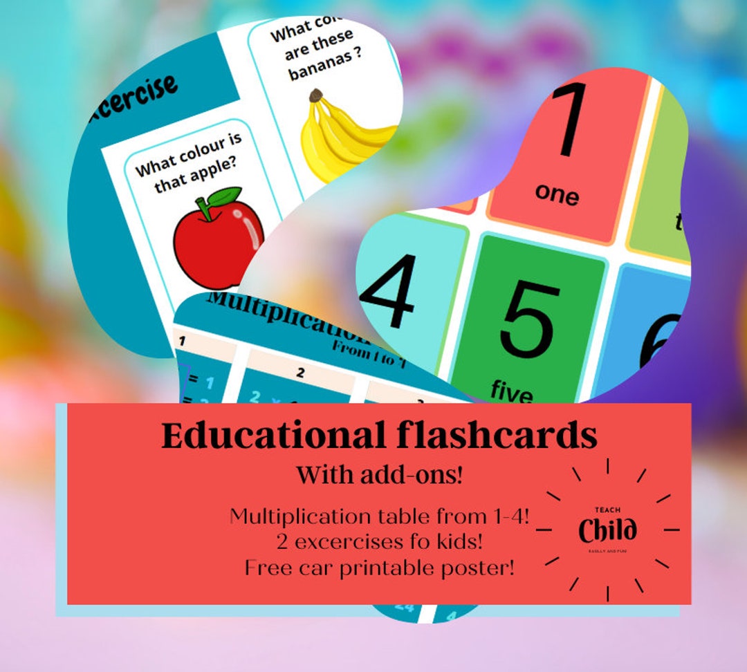 Printable Flashcards for Kids Educational Flashcards - Etsy