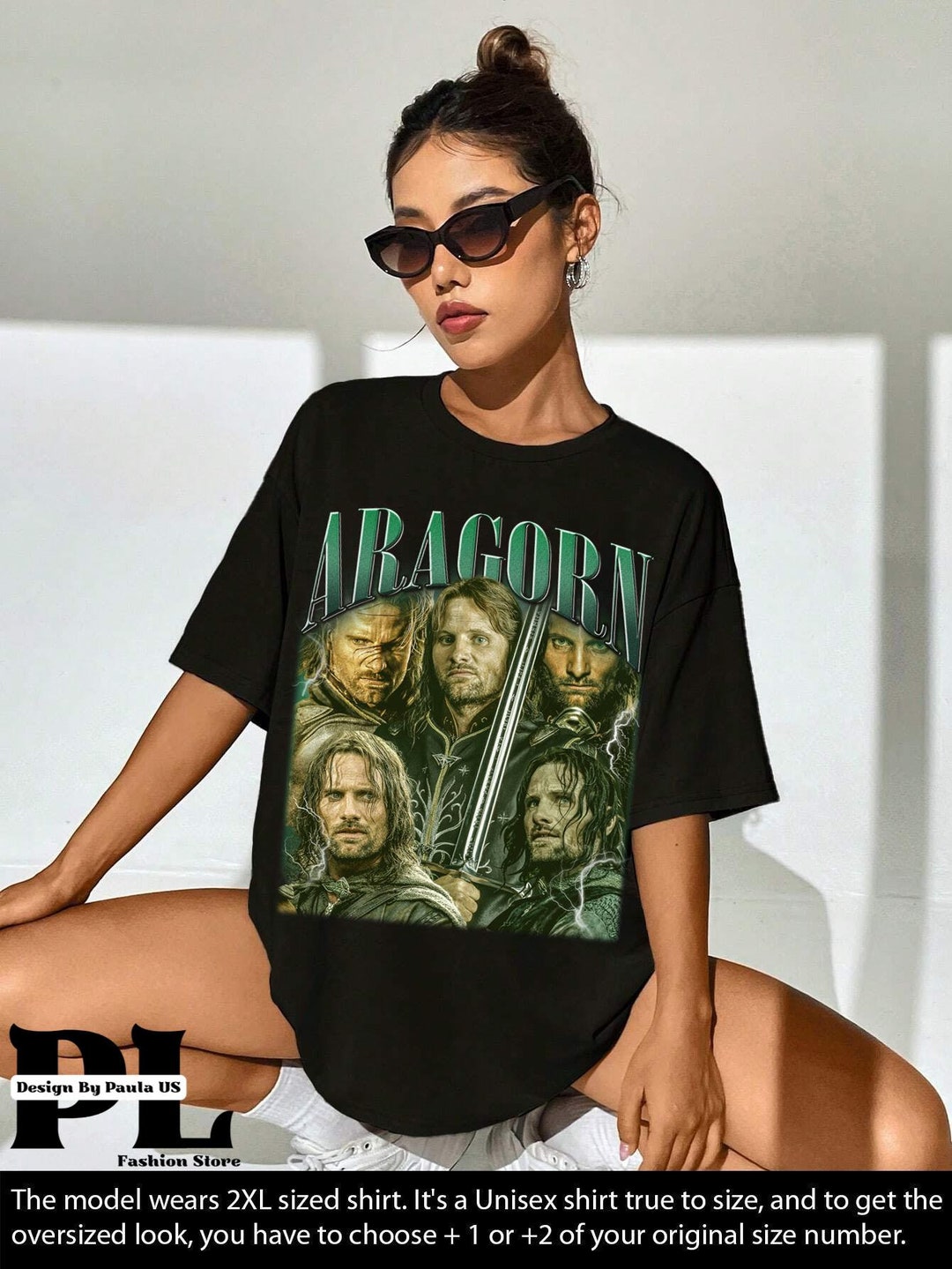 Limited Aragorn Shirt Vintage 90s Grapic Viggo Mortensen Tee - Etsy