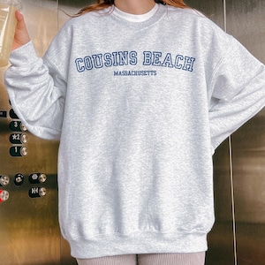 Cousins Beach Crewneck, Cousins Beach Massachusetts Sweatshirt