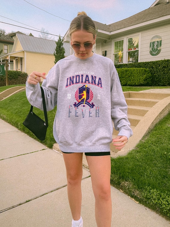 Indiana Women's Basketball Sweatshirt, Women's Sports Crewneck, Bball Fan Pullover