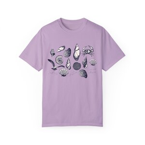 August Coastal Vibes Shirt | Comfort Colors Tee | Salt Air Lyric T Shirt | Vintage Summer Graphic Tee | Soft Nostalgic Beach Shirt Orchid