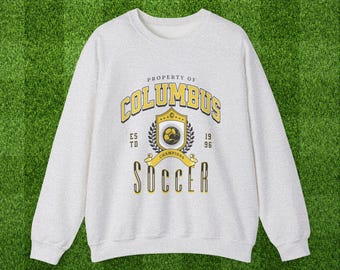 Columbus Soccer Fan Sweatshirt, CBUS Soccer Game Day Crewneck Pullover, Unisex Sweatshirt, Crewneck Pullover, Soccer Fan Apparel, Sports Fan