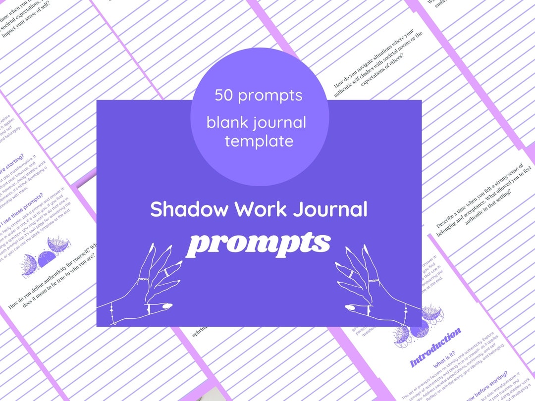 Journaling Identity 50 Shadow Work Journaling Prompts for Identity & Authenticity Self Care ...