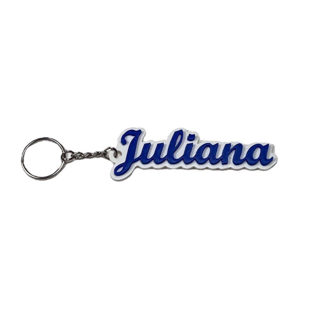 Personalized Name Keychain - Two Colors - Glow in the Dark Option - 3D ...