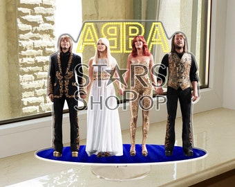 ABBA "Voyage" Decoratie Acryl Figuur, Abba Verjaardagscadeau, Abba Pop, Zeldzaam, ArtWork 4K, CD, Foto, Abba Poster, Abba T Shirt, Vinyl, LP