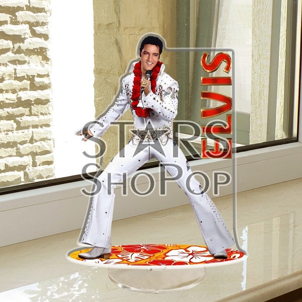Elvis Presley Decoration Acrylic Figure, Elvis Presley Birthday Gift, Elvis Presley Doll, Elvis Presley Rare, ArtWork, CD, Photo, Poster
