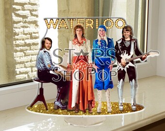 ABBA „Waterloo“ Dekoration Acrylfigur, Abba-Geburtstagsgeschenk, Abba-Puppe, selten, ArtWork 4K, CD, Foto, Abba-Poster, Abba-T-Shirt, Vinyl, LP