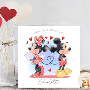 Mickey & Minnie Mouse Valentijnskaart - Valentijnsdag | Valentijnsdag - voor hem voor haar