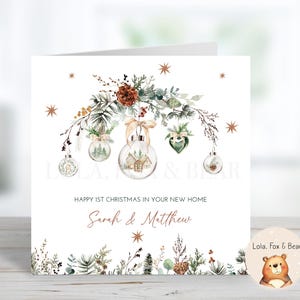 First Christmas New Home Card - First Christmas - Special Couple, New Home, Xmas at Home