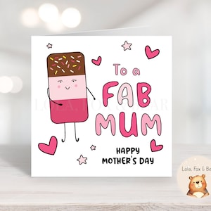 Carte fabuleuse pour la fête des mères - Maman, maman, bonne fête des mères