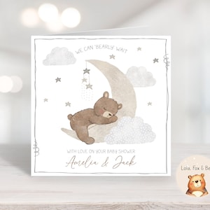 Baby Shower Karte - Schwangerschaft, Erwartung, Willkommen Little One, Mummy to be