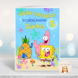 Under the Sea-verjaardagskaart - Leuke, kleurrijke verjaardag - Zoon Dochter Kleinzoon Kleindochter