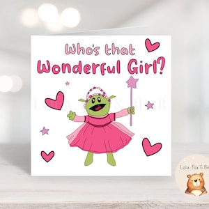 Divertente biglietto di San Valentino Nanalan, giorno di San Valentino, Mona, moglie fidanzata, biglietto di anniversario, biglietto di compleanno, ragazza meravigliosa