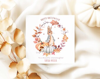 Peter Rabbit Halloween Karte - Sohn Enkel Tochter Enkelin